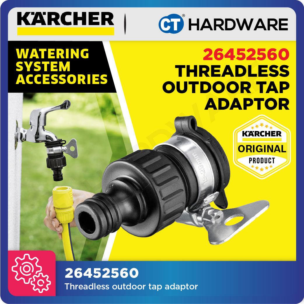 Karcher 26452560 Threadless outdoor tap adaptor
