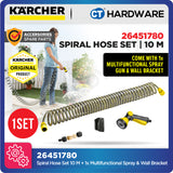 Karcher 26451780 Spiral Hose Come With 1x Multifunctional Spray & Wall Bracket