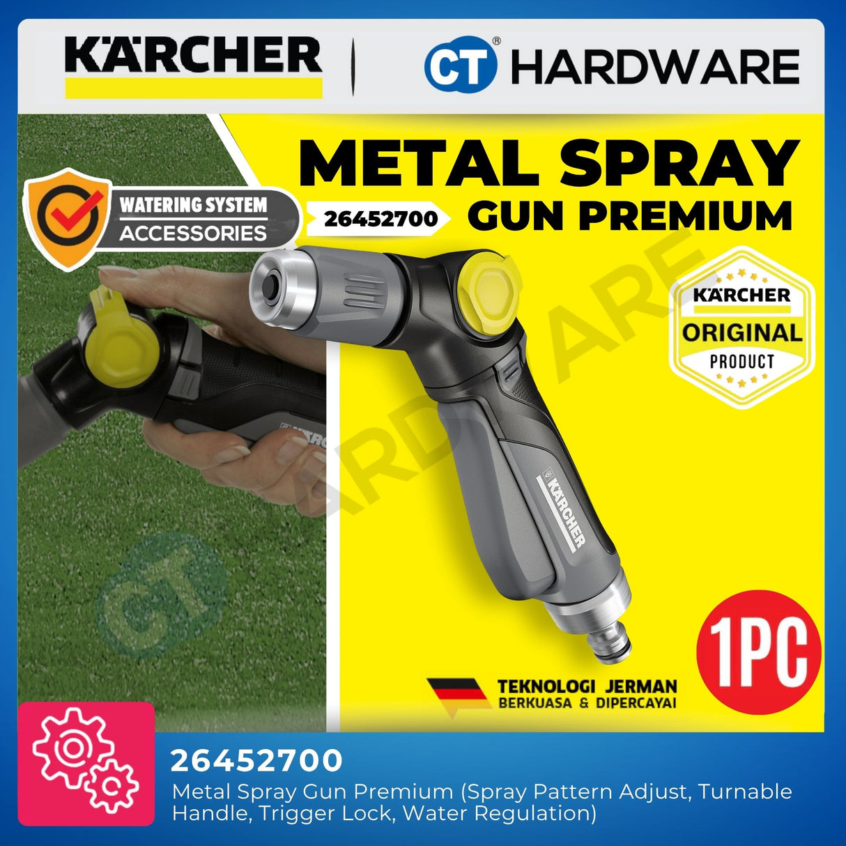 Karcher 26452700 Metal Spray Gun Premium