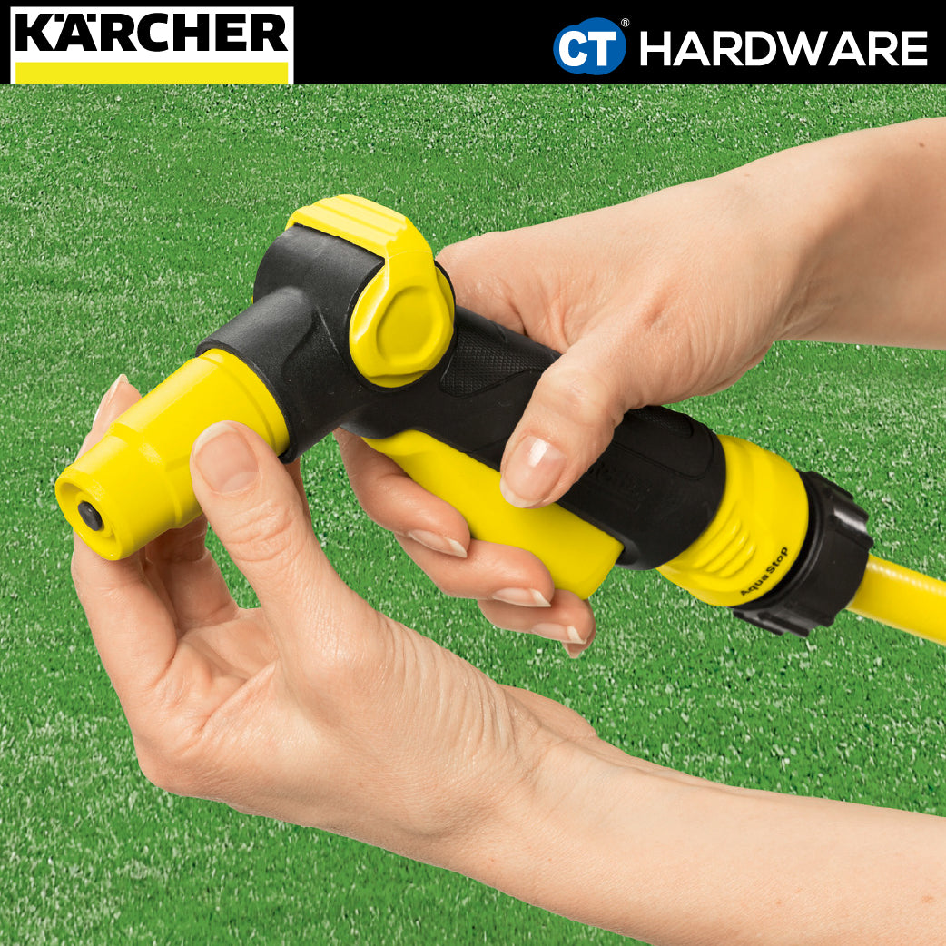 Karcher 26452890 Spray Gun Set, Spray Pattern Adjustable, Trigger Lock, Water Regulation