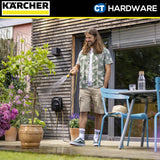 KARCHER 26453880 HBX2.10 COMPACT HOSE REEL WITH 5/16" X 10 METER WATERING SYSTEM HOSE FOR GARDEN [ 5 YEARS GUARANTEE ]
