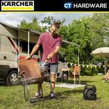 KARCHER 26453880 HBX2.10 COMPACT HOSE REEL WITH 5/16" X 10 METER WATERING SYSTEM HOSE FOR GARDEN [ 5 YEARS GUARANTEE ]