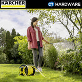 KARCHER 26453890 HOSE REEL HR1.15 COME WITH 1/2" 15M HOSE, NOZZLE, TAP & HOSE C'TORS, TAP HOSE 2M [ WALL BRACKET ]