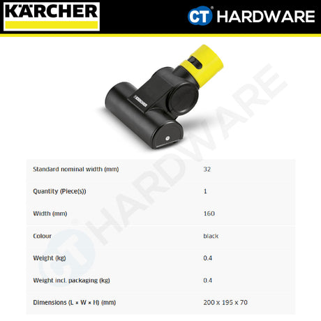 Karcher 28601130 Upholstery Turbo Nozzle