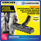 Karcher 28630000 Switchable Wet And Dry Vacuum Nozzle With Intergrated Parking Nib