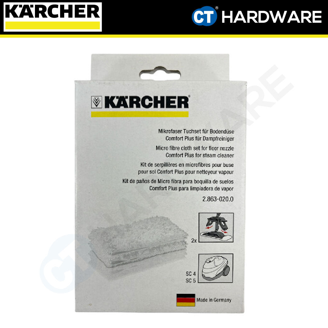 Karcher 28630200 Microfiber cloth set for floor tool Comfort Plus