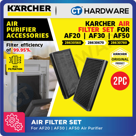 Karcher Air Purifier Filter Set (AF 20 / AF 30 / AF 50) [28630560 / 28630670 / 28630780]