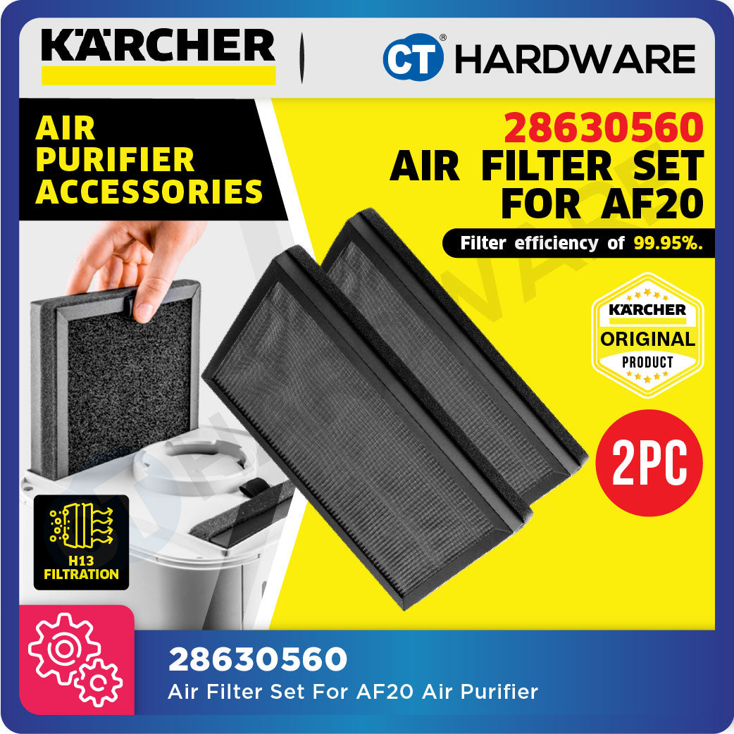 Karcher Air Purifier Filter Set (AF 20 / AF 30 / AF 50) [28630560 / 28630670 / 28630780]