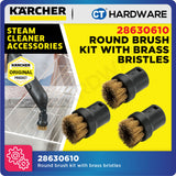Karcher 28630610 Round brush kit with brass bristles