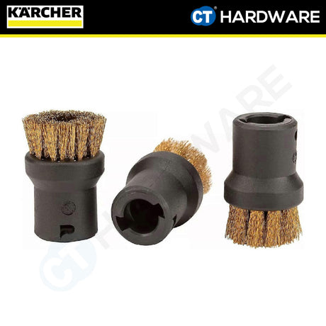 Karcher 28630610 Round brush kit with brass bristles