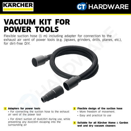 Karcher 28631120 Vacuum kit for Power Tools