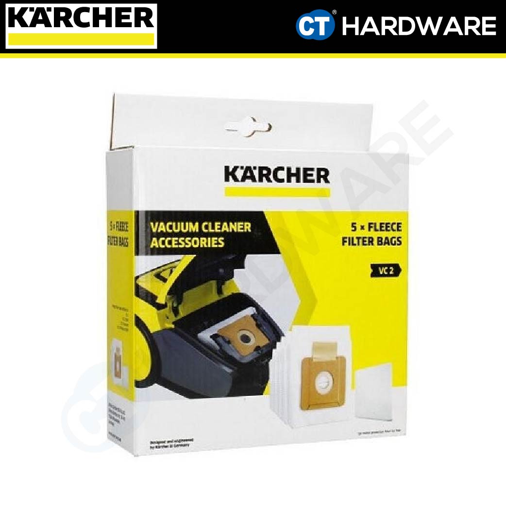 Karcher 28632360 Fleece filter bag suitable for VC 2 Vacuum Cleaner
