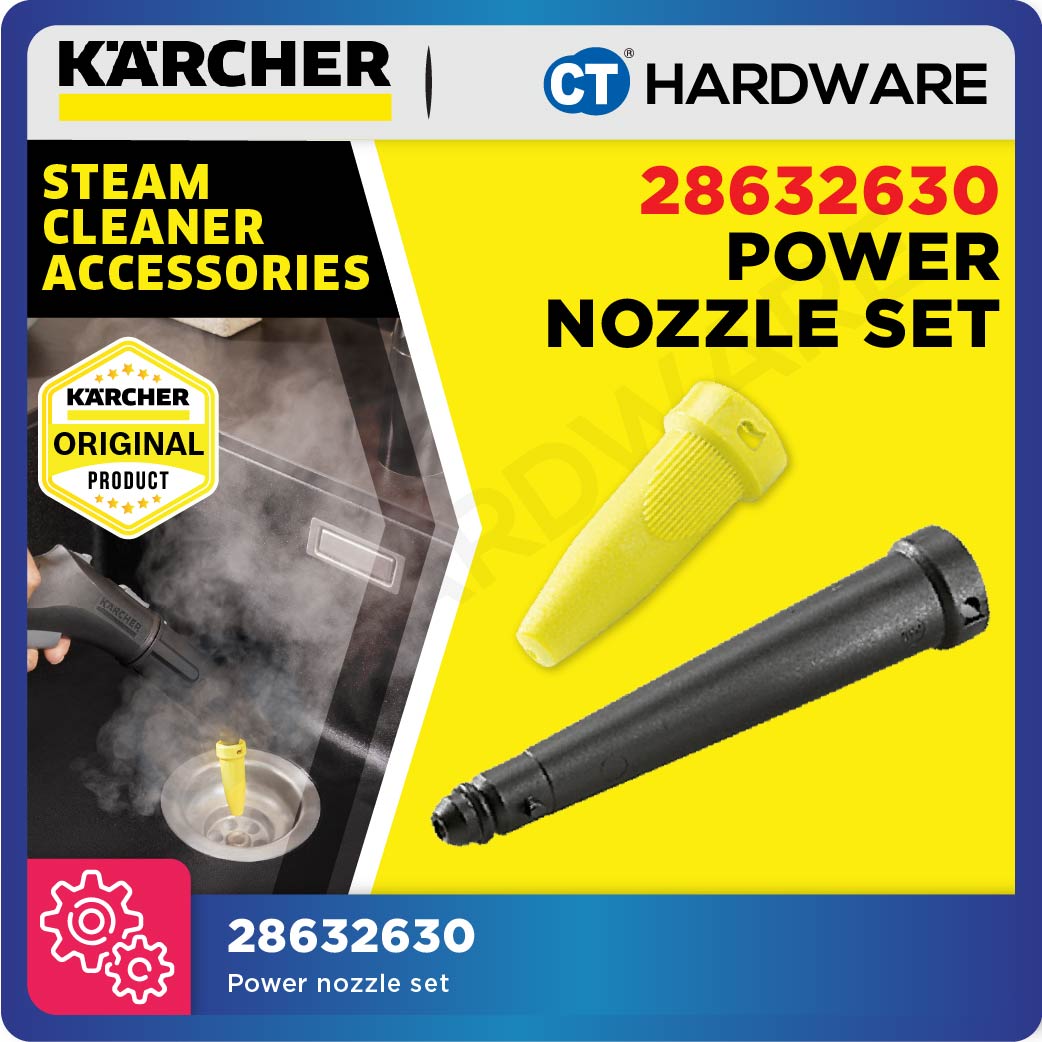 Karcher 28632630 Power Nozzle Set for Steam Cleaner SC Series