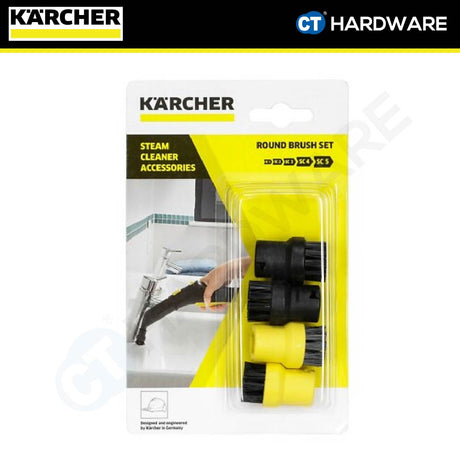 Karcher 28632640 Round Brush Set For Steam Cleaner