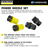 Karcher 28632640 Round Brush Set For Steam Cleaner