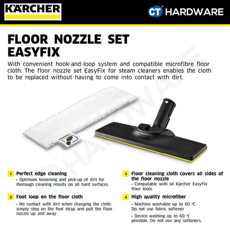 Karcher 28632670 Floor nozzle set EasyFix