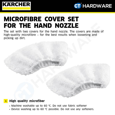 Karcher 28632700 Microfibre cover set for the hand nozzle