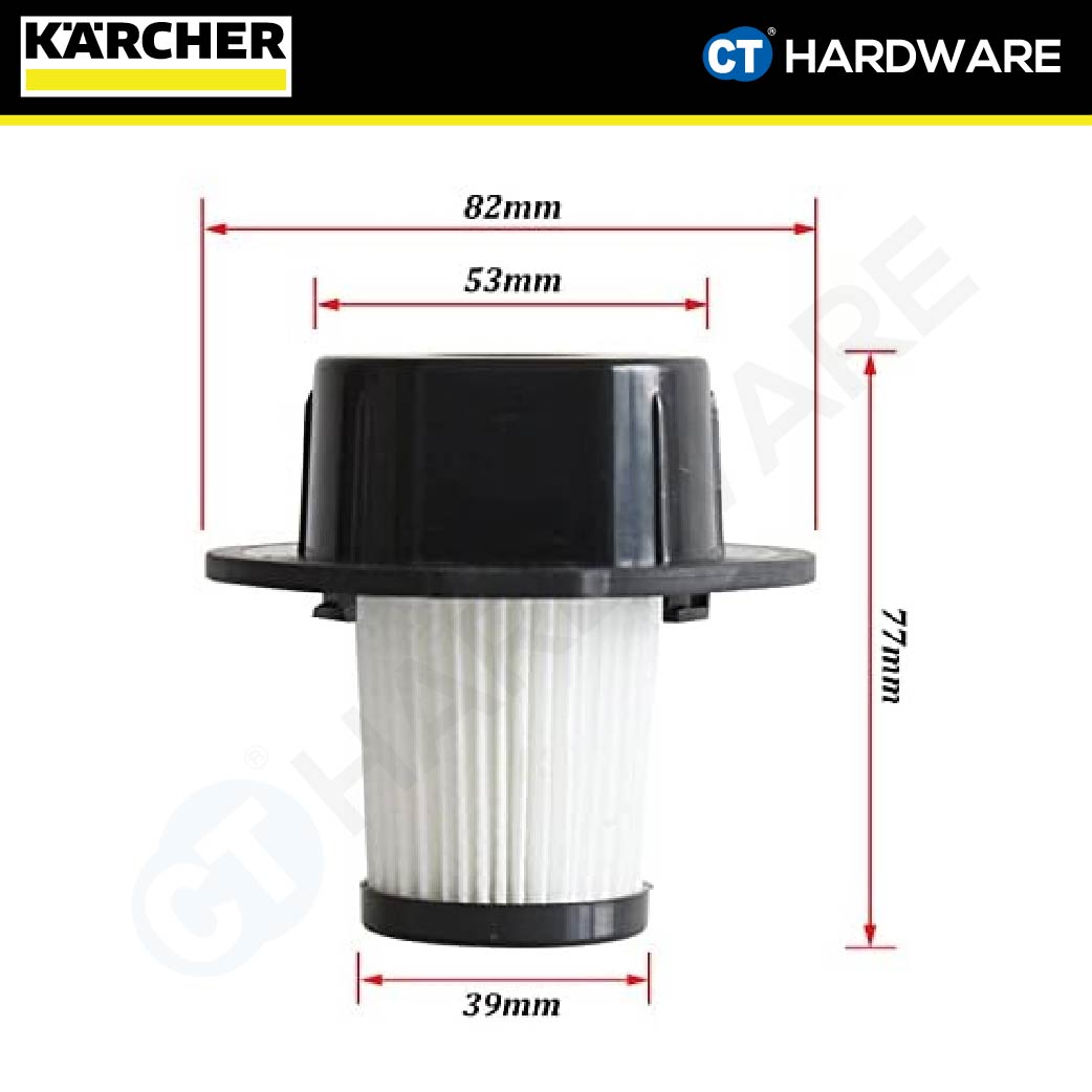 KARCHER 28633010 HEPA 12 FILTER SPECIAL ACCESSORY FOR VC 4I CORDLESS VACUUM CLEANER