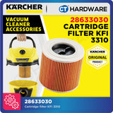 Karcher 28633030 One-Piece Cartridge Filter for WD Series Vacuum Cleaner & Carpet Cleaner
