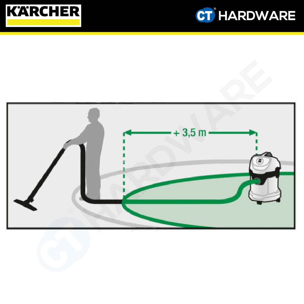 Karcher 28633050 Suction Hose Extension 3.5m