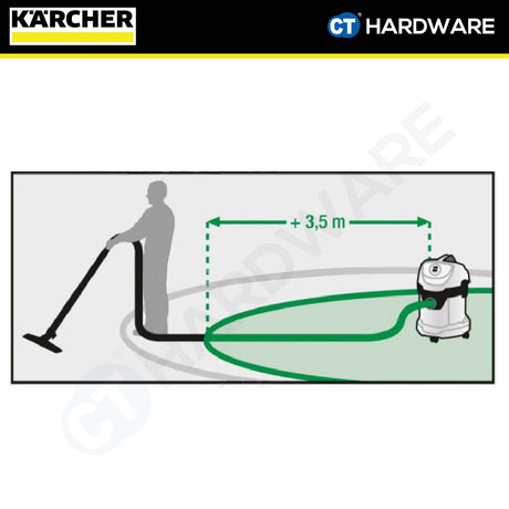 Karcher 28633050 Suction Hose Extension 3.5m