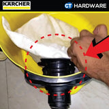 Karcher 28633260 Original Fleece Filter Bags KFI 137 for WD1 Series Vacuum Cleaner
