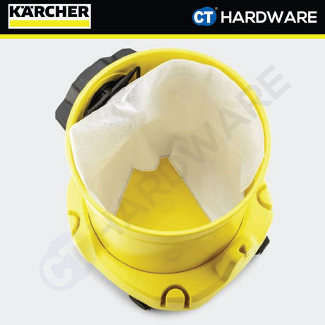 Karcher 28633260 Original Fleece Filter Bags KFI 137 for WD1 Series Vacuum Cleaner