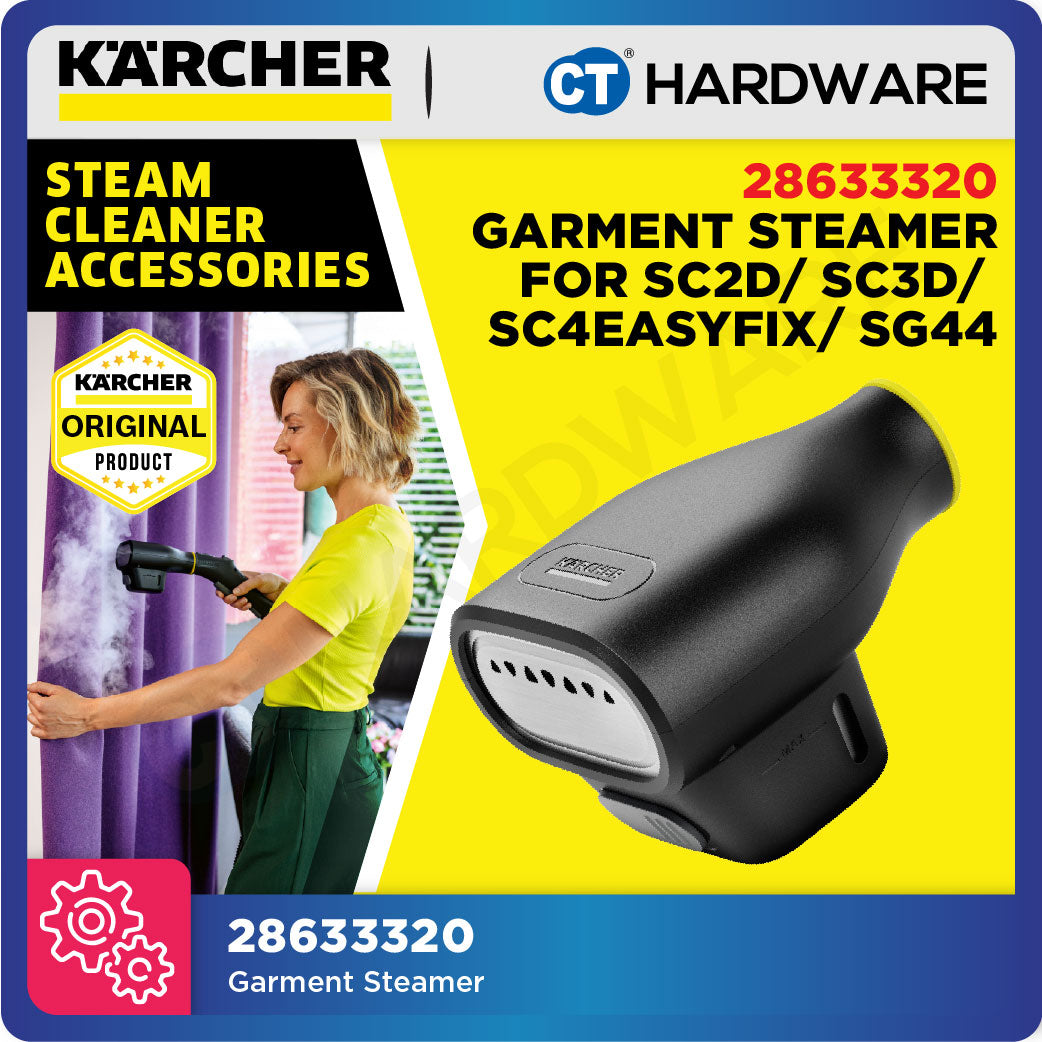 Karcher EasyFix Universal Floor Cloth Set with Garment Steamer for SC Series Steam Cleaner | 28633390 + 28633320 | Offer Set