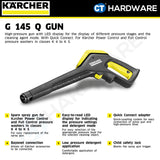 Karcher 28854780 G 145 Q gun For Kärcher Power Control and Full Control pressure washers in classes K 4 to K 5.