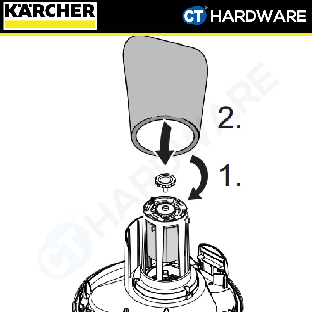 Karcher 28890830 Foam Filter for Wet Applications