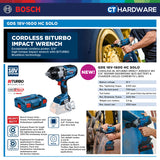 Bosch GDS 18V-1600 HC Cordless Impact Wrench 18V | 3/4" | 1600NM