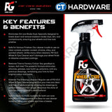 PG Perma Glass PG7882625 Wheel & Tyre Cleaner Non Acid Formula 500ml [ 9556817882625 ]