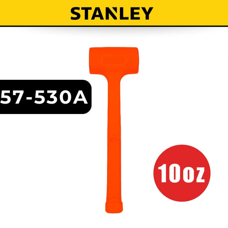 Stanley Oz Compo-Cast Standard Head Soft Face Hammer | Face Diameter(Oz): 10 / 18/ 21/ 42 / 52
