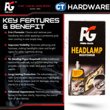 PG Perma Glass PG788511 Headlamp Restorer 250ml[ 9556817888511 ]