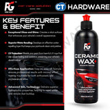 PG Perma Glass PG7890675 Ceramic Wax+ 300ml + Applicator Pad [ 9556817890675 ]