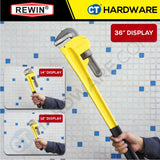 REWIN WG350 HEAVY DUTY PIPE WRENCH SIZE 200MM TO 1200 - 1PC