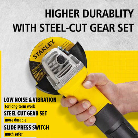 STANLEY SG7100 CORDED SLIM SMALL ANGLE GRINDER 750W 100MM 12000RPM [ STGS6100 REPLACEMENT ]