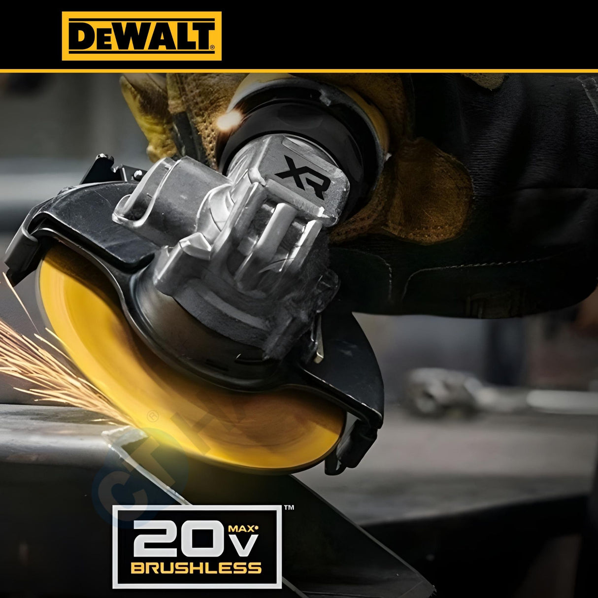 DEWALT DCG400N-B1 20V MAX XR Cordless 4 Inch Angle Grinder Bare Unit