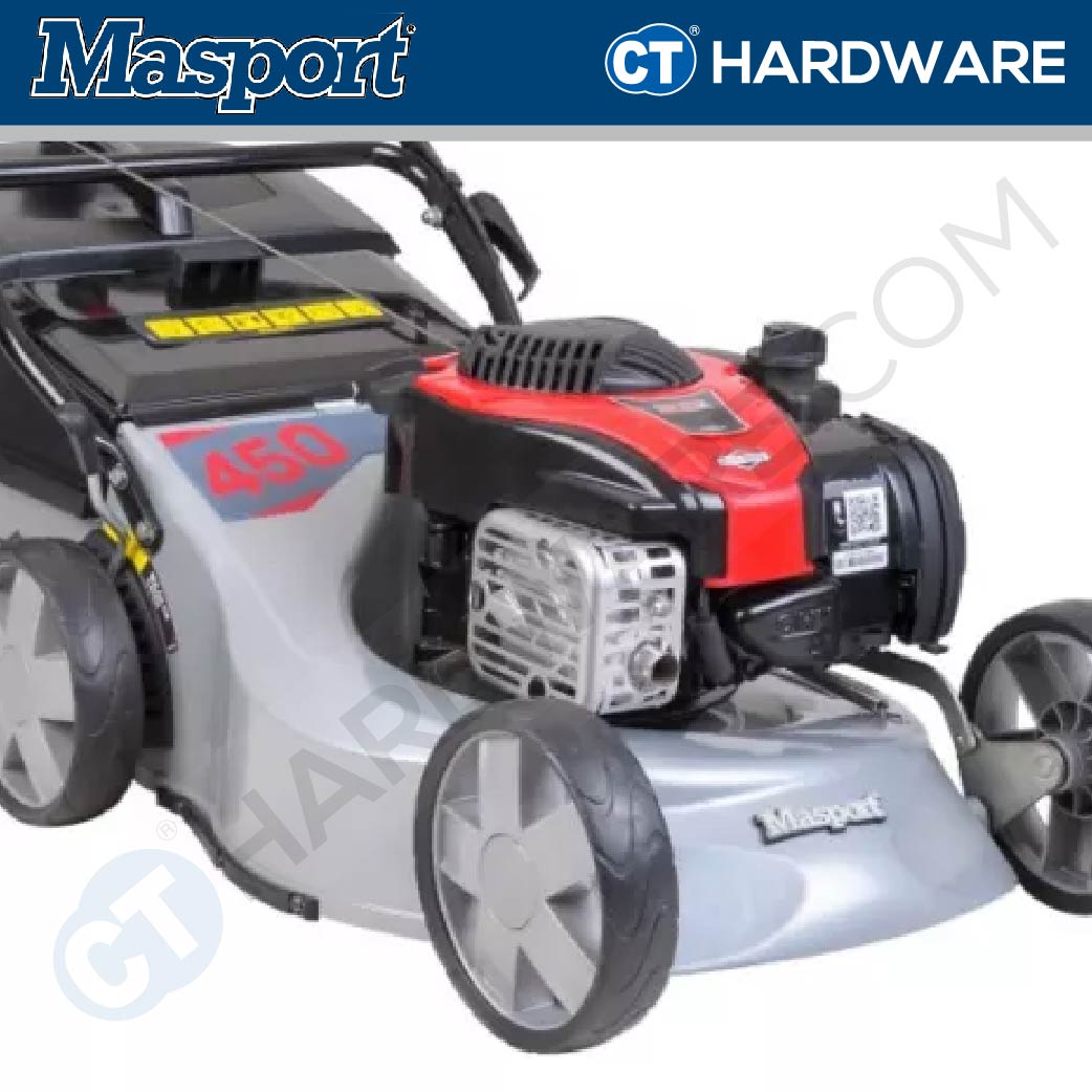MASPORT 35MAXI400 MAXICATCH 450AL  PETROL LAWNMOWER | B&S ENGINE 450E SERIES 125CC | CATCHER | ALUMINIUM BODY