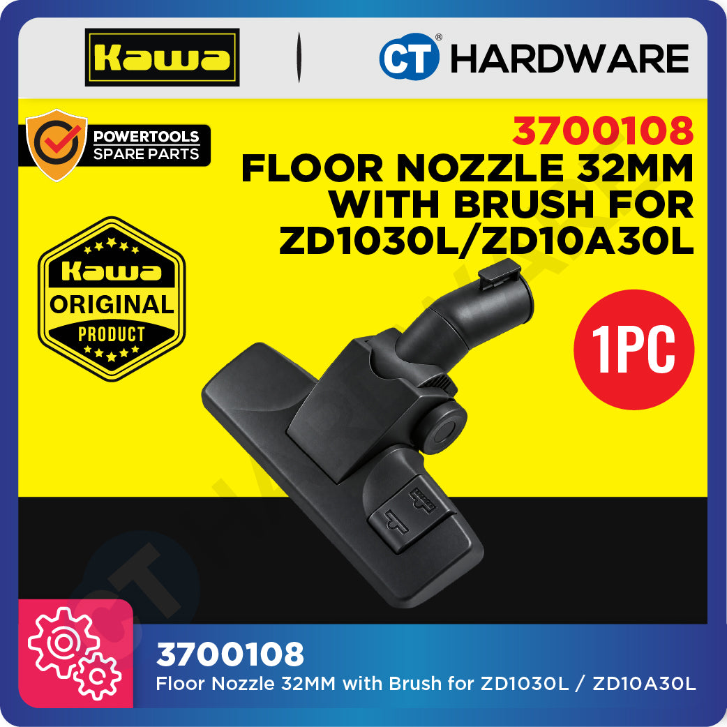 KAWA 3700108 Floor Nozzle with Brush for ZD1030L