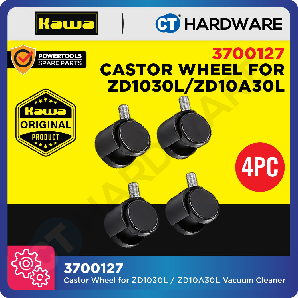 KAWA 3700127 Castor Wheel (4pcs) for ZD1030L