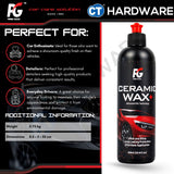 PG Perma Glass PG7890675 Ceramic Wax+ 300ml + Applicator Pad [ 9556817890675 ]