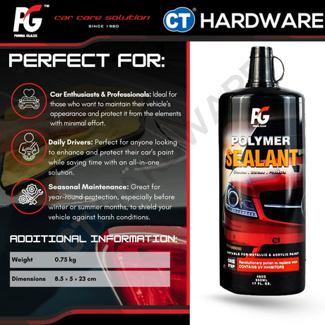 PG Perma Glass PG7881116 Polymer Sealant 500ml [ 9556817881116 ]