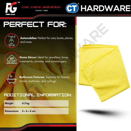 PG Perma Glass PG786128 Microfiber Cloth for Polishing 40cm x 40cm [ 9556817886128 ]