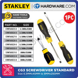 STANLEY CUSHION GRIP SCREWDRIVER STANDARD SIZE 6.5MM x 45MM TO 8MM x 250MM