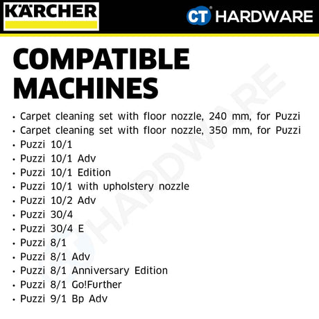 Karcher 40250040 Spray/suction tube Puzzi, 775 mm long