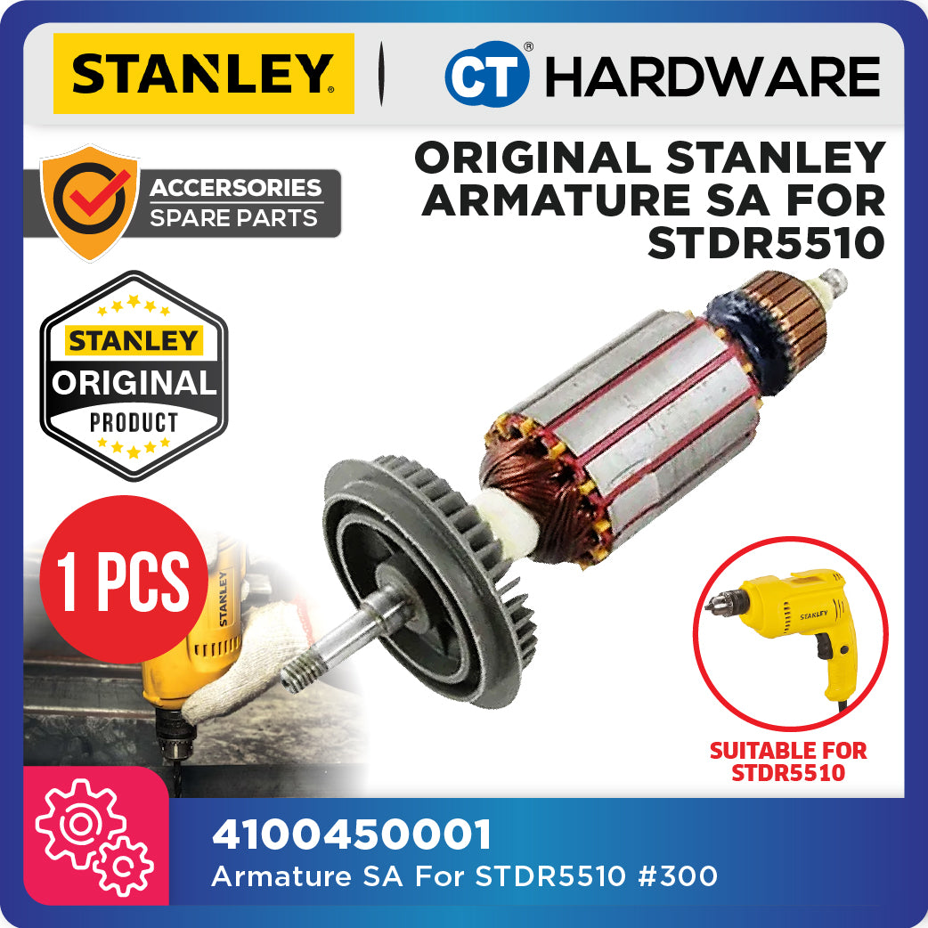STANLEY 4100450001 Armature SA For STDR5510 #300 [ SPARE PARTS ]