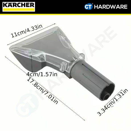 Karcher 41300010 Upholstery nozzle for insertion into spray/vacuum gun for Puzzi
