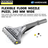 Karcher 41300080 Flexible floor nozzle Puzzi, 240 mm wide