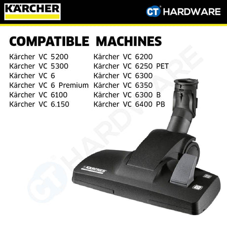 Karcher 41950830 Floor Tool RD 296 for VC6 Series